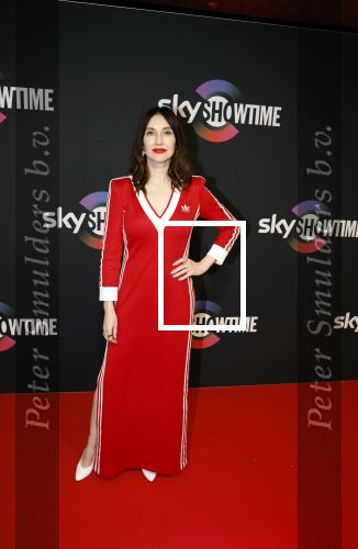 Amsterdam 3 november 2022
Rode loper ivm met nieuwe streamingsdienst Sky showtime bij westergasfabriek. Carice v Houten