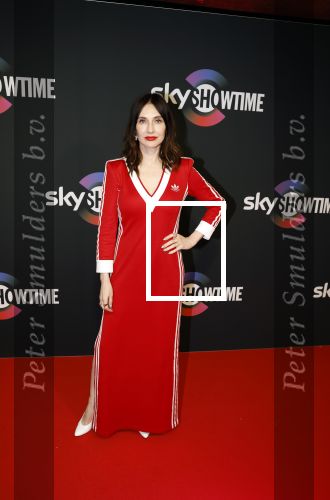 Amsterdam 3 november 2022
Rode loper ivm met nieuwe streamingsdienst Sky showtime bij westergasfabriek. Carice v Houten