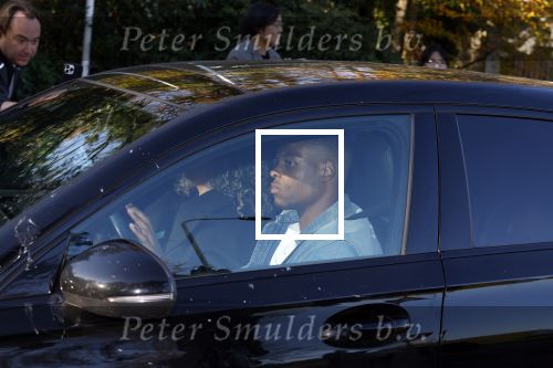 Zeist 14 november 2022
Aankomst splers voor vertrek naar de WK in Quatar.
Denzel Dumphries met vriendin en Baby