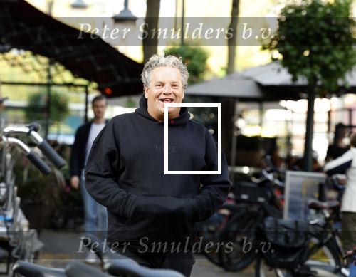 Amsterdam 31 oktober 2022
Dirk Zeelenberg met een kennis in Amsterdam zuid.