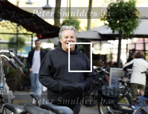 Amsterdam 31 oktober 2022
Dirk Zeelenberg met een kennis in Amsterdam zuid.