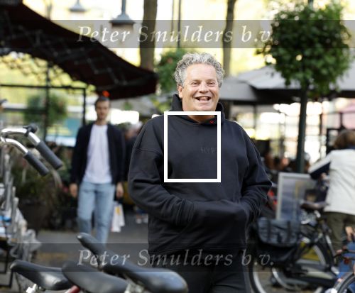 Amsterdam 31 oktober 2022
Dirk Zeelenberg met een kennis in Amsterdam zuid.