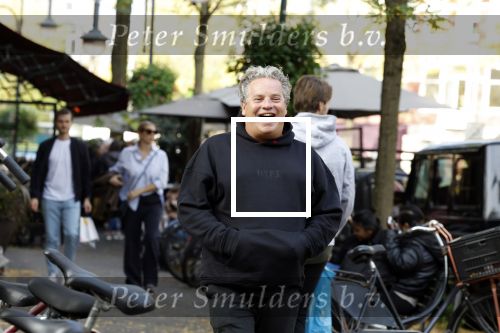 Amsterdam 31 oktober 2022
Dirk Zeelenberg met een kennis in Amsterdam zuid.
