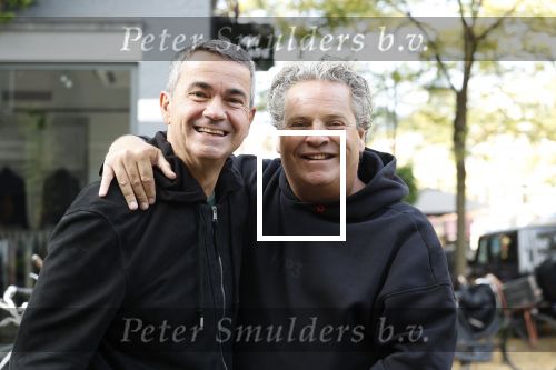 Amsterdam 31 oktober 2022
Dirk Zeelenberg met een kennis in Amsterdam zuid.