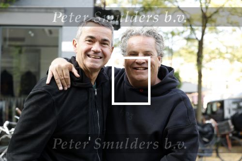 Amsterdam 31 oktober 2022
Dirk Zeelenberg met een kennis in Amsterdam zuid.