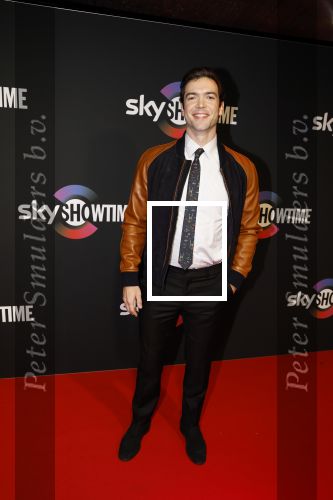 Amsterdam 3 november 2022
Rode loper ivm met nieuwe streamingsdienst Sky showtime bij westergasfabriek. Ethan Peck