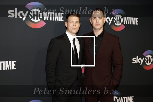 Amsterdam 3 november 2022
Rode loper ivm met nieuwe streamingsdienst Sky showtime bij westergasfabriek. Jack Lacy en Colin Hanks