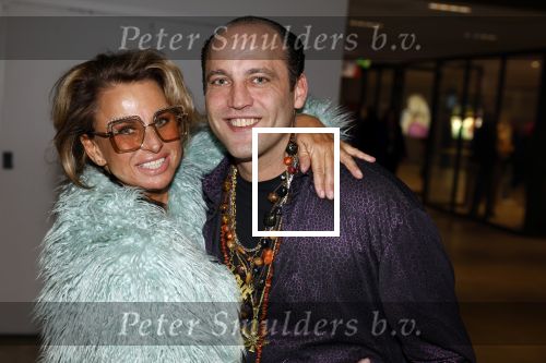 Amsterdam 19 november 2022
Toppers in concert in deJohan Cruijff arena.
Jacqueline Laats met haar zoon Sanny v d Gijp