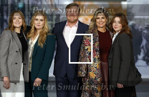 Amsterdam 4 november 2022
Fotomoment met koninklijke familie in de nieuwe kerk waar op dit moment een expositie is van Prinses Juliana.
Aanwezig Koning Willem Alexander Koningin Maxima Prinses Amalia Prinses Ariane en Prinses Alexia.