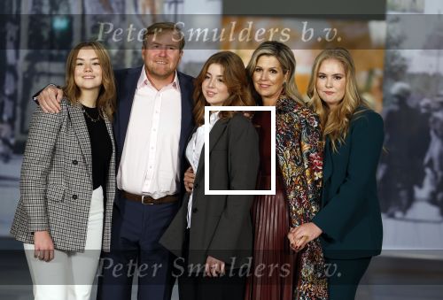 Amsterdam 4 november 2022
Fotomoment met koninklijke familie in de nieuwe kerk waar op dit moment een expositie is van Prinses Juliana.
Aanwezig Koning Willem Alexander Koningin Maxima Prinses Amalia Prinses Ariane en Prinses Alexia.