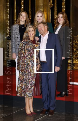 Amsterdam 4 november 2022
Fotomoment met koninklijke familie in de nieuwe kerk waar op dit moment een expositie is van Prinses Juliana.
Aanwezig Koning Willem Alexander Koningin Maxima Prinses Amalia Prinses Ariane en Prinses Alexia.