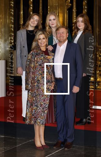 Amsterdam 4 november 2022
Fotomoment met koninklijke familie in de nieuwe kerk waar op dit moment een expositie is van Prinses Juliana.
Aanwezig Koning Willem Alexander Koningin Maxima Prinses Amalia Prinses Ariane en Prinses Alexia.