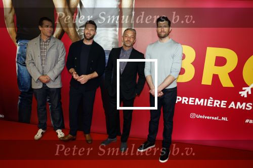 Amsterdam 23 oktober 2022
Premiere film BROS in Tuschinski. 
Nicolas Stoller Robbert Rodenburg Luke Macfarlane en Billy Eichner