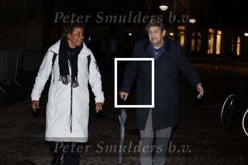 Amsterdam 13 oktober 2022
Prinses Beatrix opent de expositie van haar moeder prinses Juliana in de nieuwe kerk in Amsterdam. Noraly Beyer met haar partner Joost Prinsen