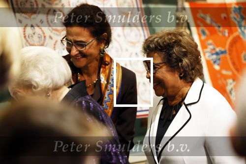 Amsterdam 13 oktober 2022
Prinses Beatrix opent de expositie van haar moeder prinses Juliana in de nieuwe kerk in Amsterdam. Noraly Beyer met prinses Beatrix