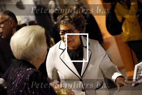 Amsterdam 13 oktober 2022
Prinses Beatrix opent de expositie van haar moeder prinses Juliana in de nieuwe kerk in Amsterdam. Noraly Beyer met prinses Beatrix