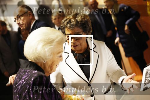 Amsterdam 13 oktober 2022
Prinses Beatrix opent de expositie van haar moeder prinses Juliana in de nieuwe kerk in Amsterdam. Noraly Beyer met prinses Beatrix