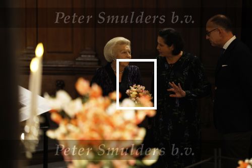 Amsterdam 13 oktober 2022
Prinses Beatrix opent de expositie van haar moeder prinses Juliana in de nieuwe kerk in Amsterdam.