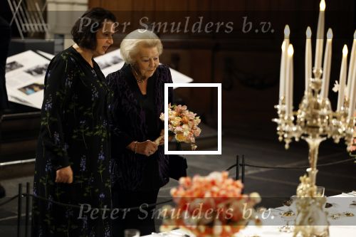 Amsterdam 13 oktober 2022
Prinses Beatrix opent de expositie van haar moeder prinses Juliana in de nieuwe kerk in Amsterdam.