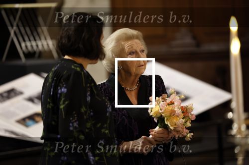 Amsterdam 13 oktober 2022
Prinses Beatrix opent de expositie van haar moeder prinses Juliana in de nieuwe kerk in Amsterdam.