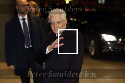 Amsterdam 10 november 2022
De president van Italie Sergio Mattarella ontvangt Koning Willem Alexander en koningin Maxima bij concertgebouw.