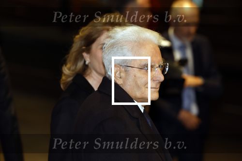 Amsterdam 10 november 2022
De president van Italie Sergio Mattarella ontvangt Koning Willem Alexander en koningin Maxima bij concertgebouw.