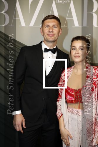 Amsterdam 14 november 2022
Gala van Harpers Bazaar in Amsterdam centrum.
Victoria Koblenko en haar man Evgeniy Levchenko