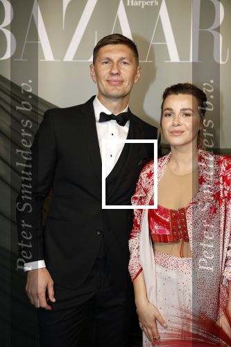Amsterdam 14 november 2022
Gala van Harpers Bazaar in Amsterdam centrum.
Victoria Koblenko en haar man Evgeniy Levchenko