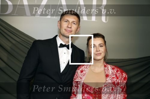 Amsterdam 14 november 2022
Gala van Harpers Bazaar in Amsterdam centrum.
Victoria Koblenko en haar man Evgeniy Levchenko