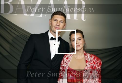 Amsterdam 14 november 2022
Gala van Harpers Bazaar in Amsterdam centrum.
Victoria Koblenko en haar man Evgeniy Levchenko