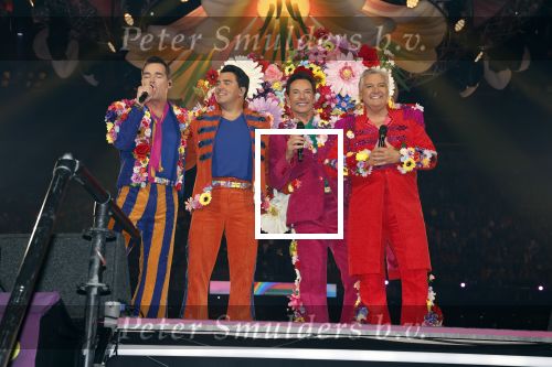 Amsterdam 19 november 2022
Toppers in concert in deJohan Cruijff arena.
Gerard Joling Rene Froger jeroen v d Boom en Jan Smit