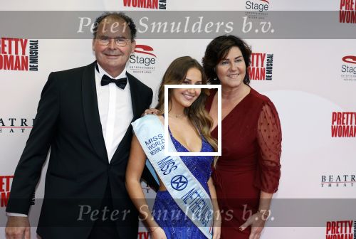 Utrecht 8 oktober 2023
Premiere Pretty Woman in het Beatrixtheater in Utrecht. Amber Koelewijn met haar ouders