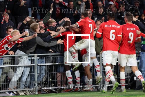 Eindhoven, 3 Oktober 2023
Championsleague PSV-Sevilla, eindstand 2-2
rmel Bella-Kotchap en Jordan Teze Luuk de Jong
