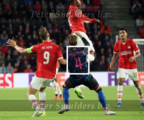 Eindhoven, 3 Oktober 2023
Championsleague PSV-Sevilla, eindstand 2-2
Armel Bella-Kotchap en Sergio Ramos