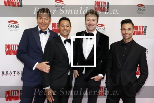 Utrecht 8 oktober 2023
Premiere Pretty Woman in het Beatrixtheater in Utrecht. Bart Ettekoven met partner en Robin Pars