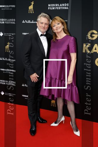 Utrecht 29 september 2023
Uitreiking gouden kalveren in de schouwburg van Utrecht. Bianca Krijgsman met man