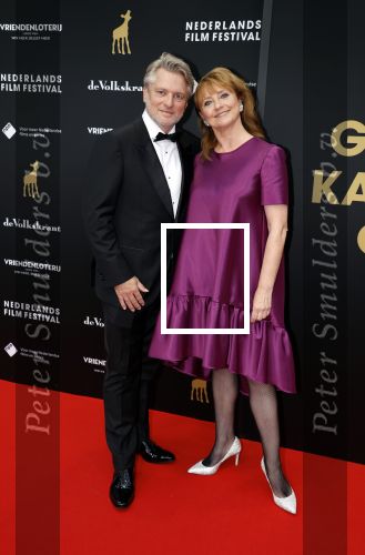 Utrecht 29 september 2023
Uitreiking gouden kalveren in de schouwburg van Utrecht. Bianca Krijgsman met man