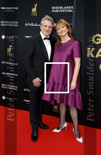 Utrecht 29 september 2023
Uitreiking gouden kalveren in de schouwburg van Utrecht. Bianca Krijgsman met man