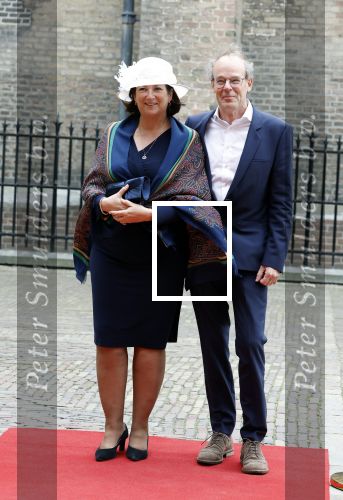 Den Haag 19 september 2023
Prinsjesdag 2023 . Aankomst van de ministers met partners en Staatsecretarissen met partners op het binnenhof. Conny Helder met man