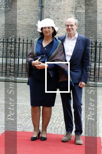 Den Haag 19 september 2023
Prinsjesdag 2023 . Aankomst van de ministers met partners en Staatsecretarissen met partners op het binnenhof. Conny Helder met man