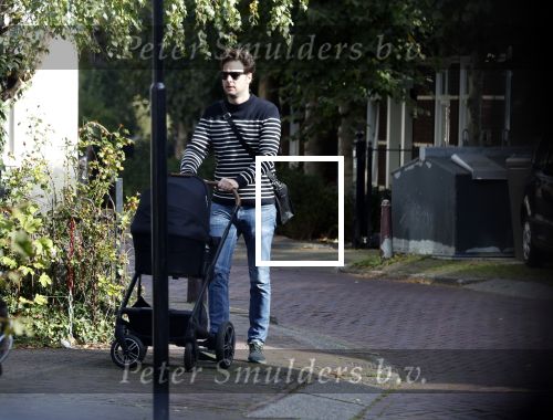 Abcoude 6 oktober 2023
Dexter v d Voorn achter de kinderwagen