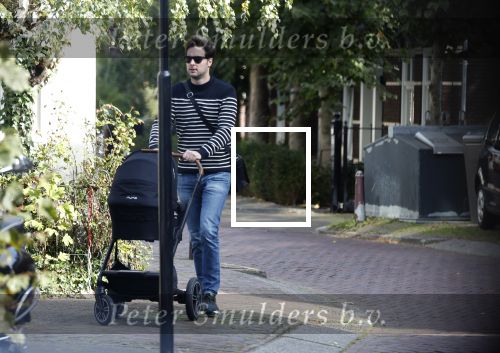 Abcoude 6 oktober 2023
Dexter v d Voorn achter de kinderwagen