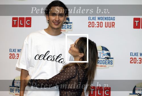 Amsterdam 31 oktober 2023
Danny Froger met partner Ann Dominique Wilten en dochter Fallon, Maxim Froger met partner Ruby van Wanrooij, Natasja Froger met partner Rene Froger, Didier Froger met partner Sammy Verheij en Natascha Froger met partner Matthijs met dochters tijdens de speciale Lunch Screening van De Frogers: Happy Campers van TLC bij Outside Inn te Amsterdam