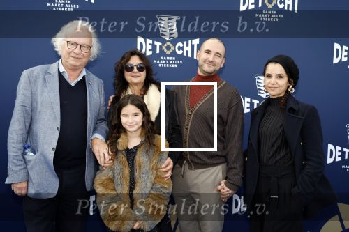 Leeuwarden 1 oktober 2023
Premiere musical de Tocht. Eddy Habbema (l) met zijn familie