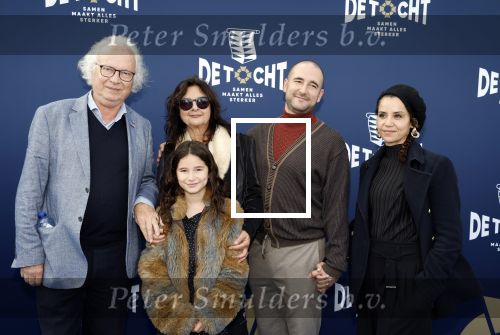 Leeuwarden 1 oktober 2023
Premiere musical de Tocht. Eddy Habbema (l) met zijn familie