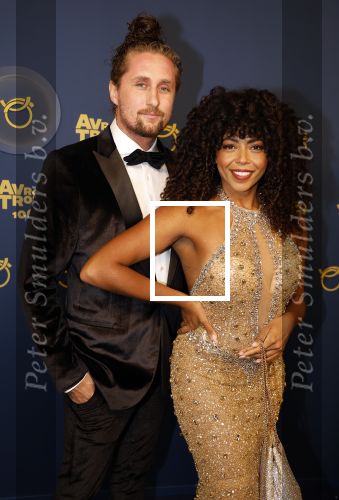 Amsterdam 12 oktober 2023
Televizierring 2023 in Carre .
Fenne Ramos met partner