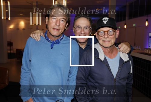 Hilversum 7 oktober 2023
Presentatie nieuwe magazine van Nicole des Bouvrie bij  Theater Gooiland. Frank Halters   Sjoerd Pleijsier en Peter Douglas