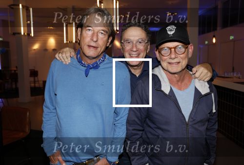 Hilversum 7 oktober 2023
Presentatie nieuwe magazine van Nicole des Bouvrie bij  Theater Gooiland. Frank Halters   Sjoerd Pleijsier en Peter Douglas