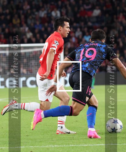 Eindhoven, 3 Oktober 2023
Championsleague PSV-Sevilla, eindstand 2-2
Hirving Lozano