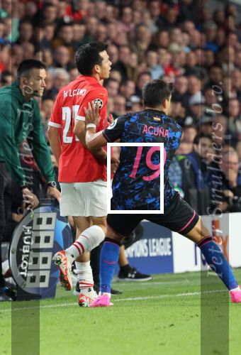Eindhoven, 3 Oktober 2023
Championsleague PSV-Sevilla, eindstand 2-2
Hirving Lozano